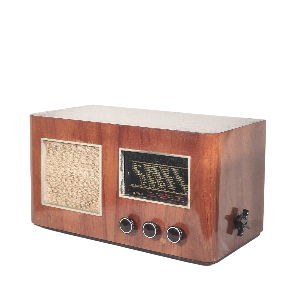 Radio Marconi Des Années 1950 – Modifiée Bluetooth – TSF Vintage – France